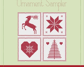 Ornament Sampler - A Cross Stitch Pattern by Kaye Prince of Miss Print