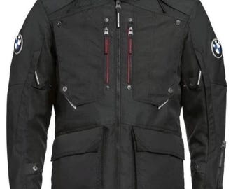 Chaqueta BMW Motorrad Adventure Touring, negra, con protecciones CE, impermeable.