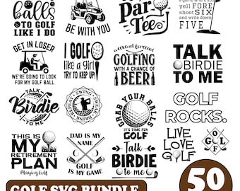 Golf SVG Bundle: Golfing Design Svg, Golf Ball Svg, Golf Player Svg, Golf Clipart, Sport Lover, Funny Sayigns, Golf Club Instant Download