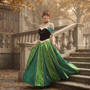 green emerald velvet dress Elegant Baby Cute Girl Puffy Green Dress Birthday Party Princess Dress –  marryshe main image 0