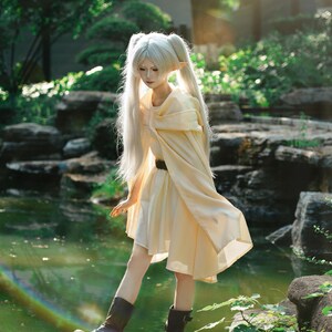 Frieren Travel Cloak Cosplay Outfit with Prop - Event & Photoshoot Costume