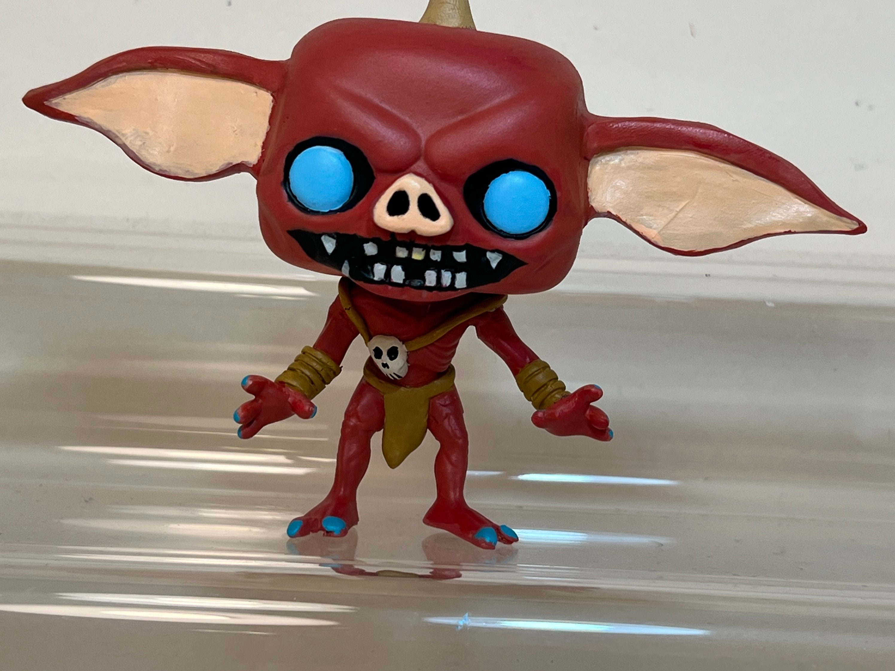 Made to orderlegend of Zelda breath of the wild bokoblin custom resin funko  pop allow 2-3 weeks for shipping