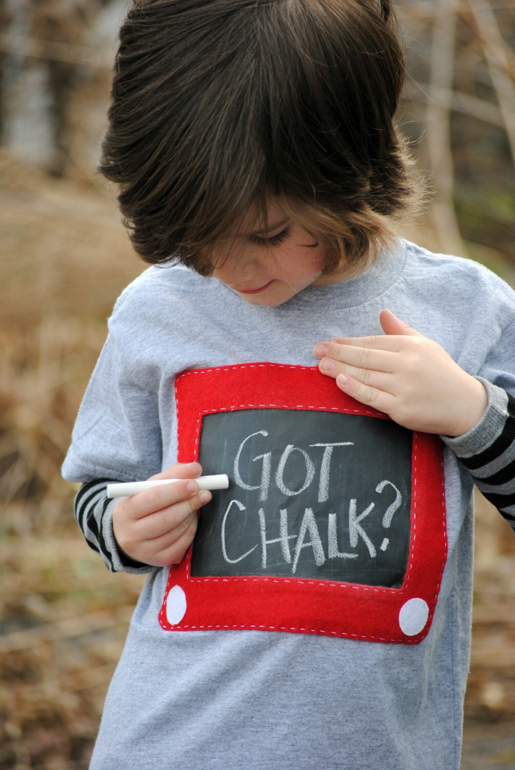 Chalkboard kids tshirt Etch A Sketch inspired Etsy