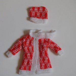 Vintage Barbie Clothes - Red Jacket and Hat