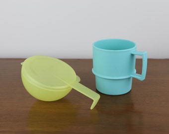 YOUR CHOICE:  Vintage Tupperware Mug or Small Onion Keeper