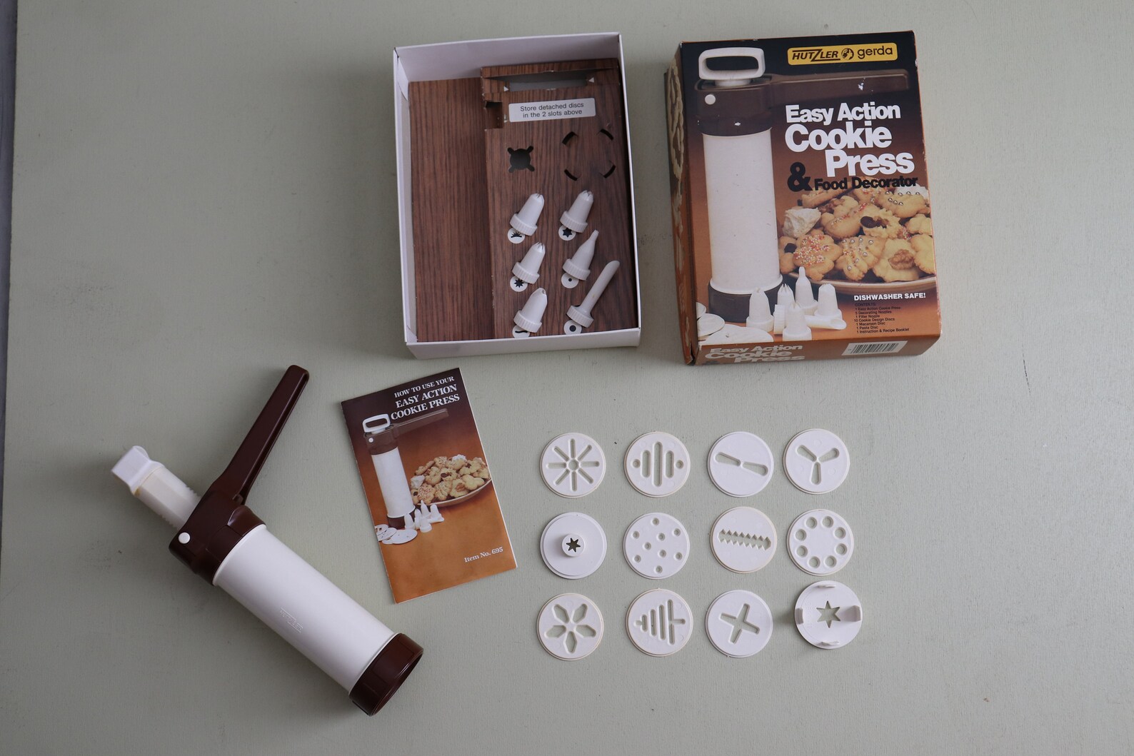 Vintage 1983 Hutzler Gerda Easy Action Cookie Press Etsy