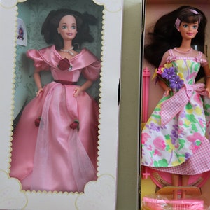 YOUR CHOICE:  Vintage 1996 Spring Petals Barbie Doll or 1995 Sweet Valentine Barbie