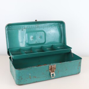 Vintage Tackle Box With Contents #17637