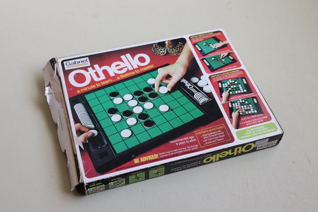 Vintage Othello Game Ages 8 to Adult Game for 2 Players Etsy