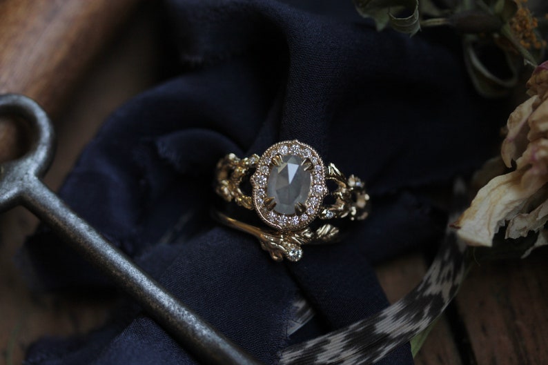 small diamond stacking ring
