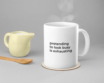 Tazza da ufficio sarcastica / Regalo divertente per colleghi