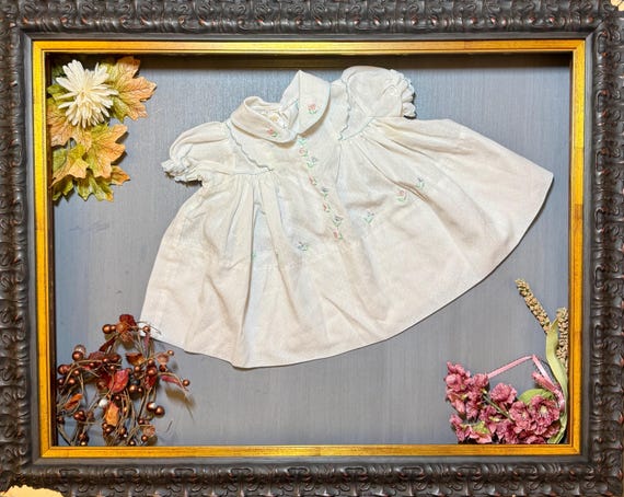 Vintage White Baby Dress | Baby Togs Creation | 3–6M