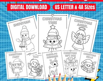 50 Nativity Christmas Coloring Pages | Sunday School Printable (Digital Download)