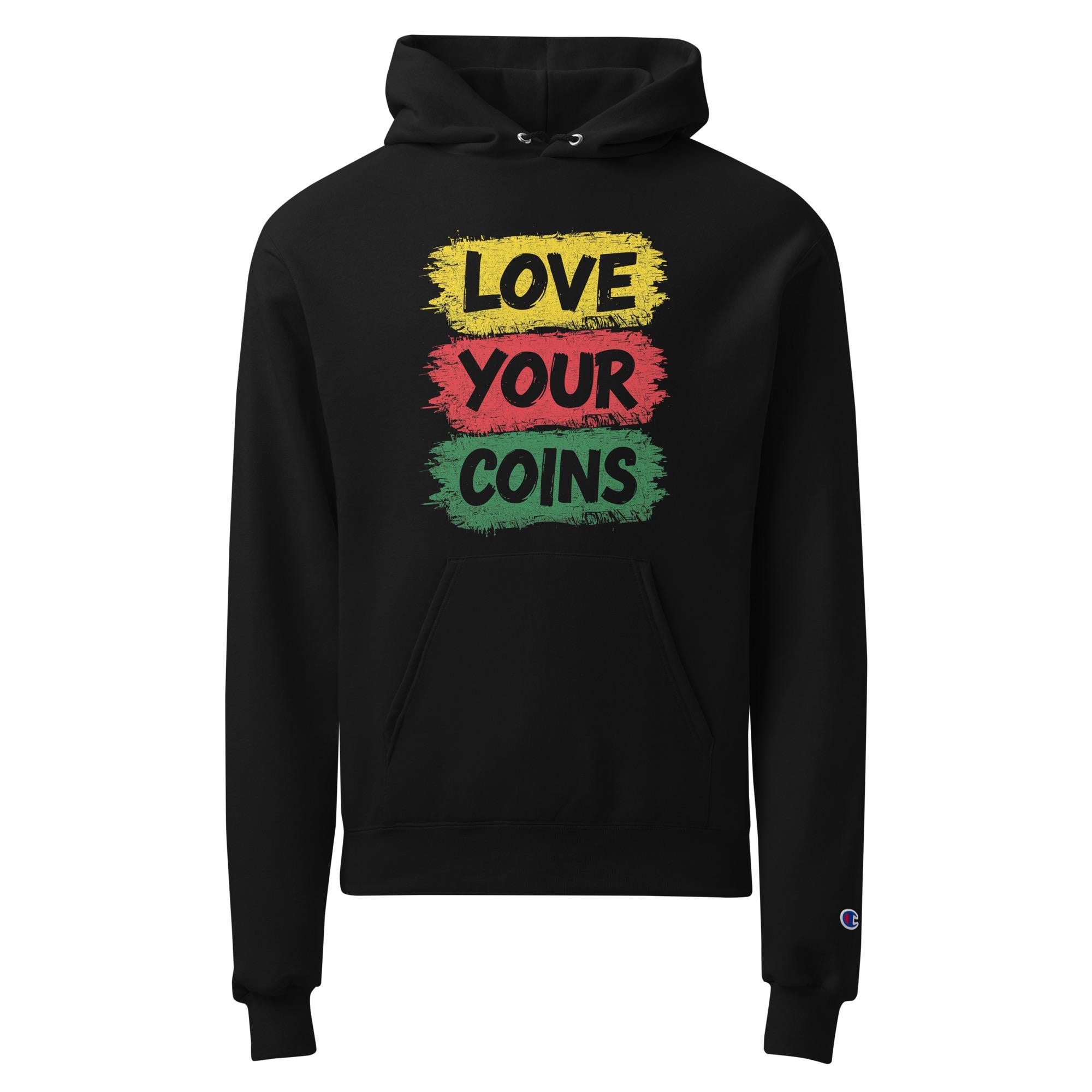 ラブユアコインズ クリプトレゲエスタイル_ユニセックスチャンピオンパーカー
