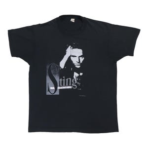 vintage 1987 Sting Nothing Like The Sun Tour Shirt