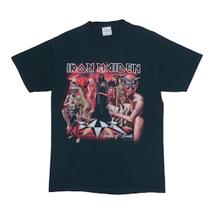 Vintage 2003 Iron Maiden T-shirt Dance of Death World Tour Heavy