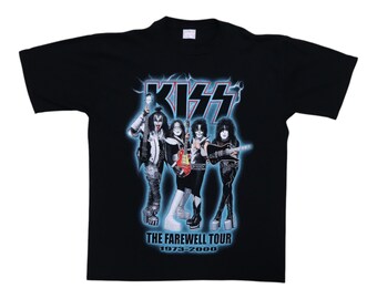 Vintage 2000 KISS the Farewell Tour Tour Band T-shirt / Band Tee