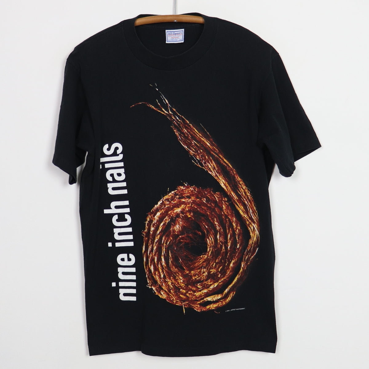Vintage 1994 Nine Inch Nails Further Down the Spiral Shirt Vintage 1994 Nine Inch Nails Further Down the Spiral Shirt