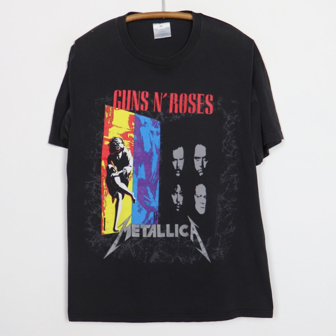 Vintage 1992 Guns N Roses Metallica Tour Shirt - Etsy 日本