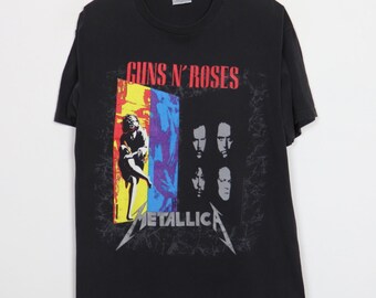 Vintage 1992 Guns N Roses Metallica Tour Shirt - Etsy 日本