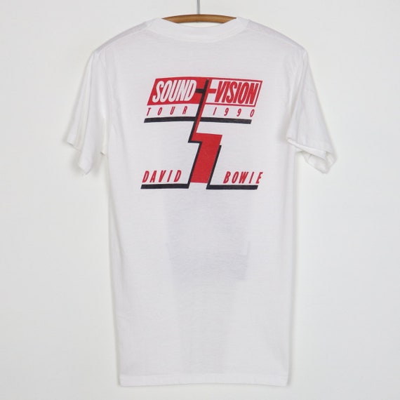 Vintage 1990 David Bowie Sound + Vision Tour Shirt - Etsy