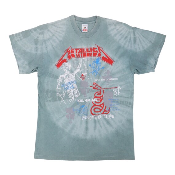 Tie dye 2024 metallica shirt