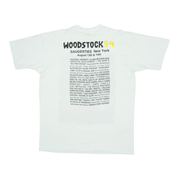 Vintage 1994 Woodstock Music Festival Shirt, 90s Vintage Rock Band