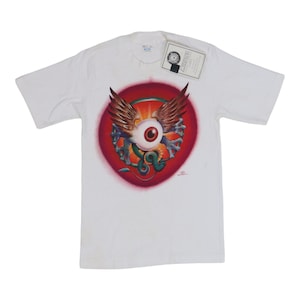 Vintage 1974 flying eye kelley mouse monster corporation shirt