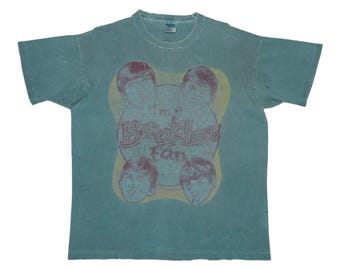 Vintage 90's the Beatles Rubber Soul Album Portrait Tee Size Large