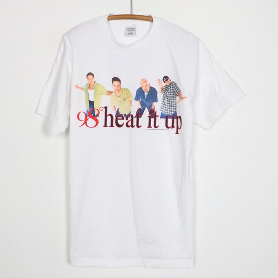 Vintage 1998 98 Degrees Heat It up Tour Shirt -  Canada