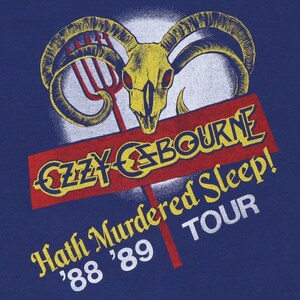 Vintage 1988 Ozzy Osbourne Tour Shirt - Etsy