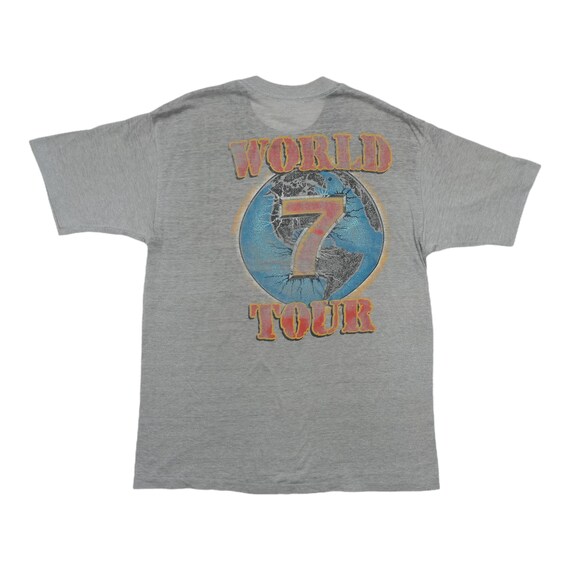 Vintage 1985 Triumph Thunder Seven World Tour Shirt, 80s Vintage