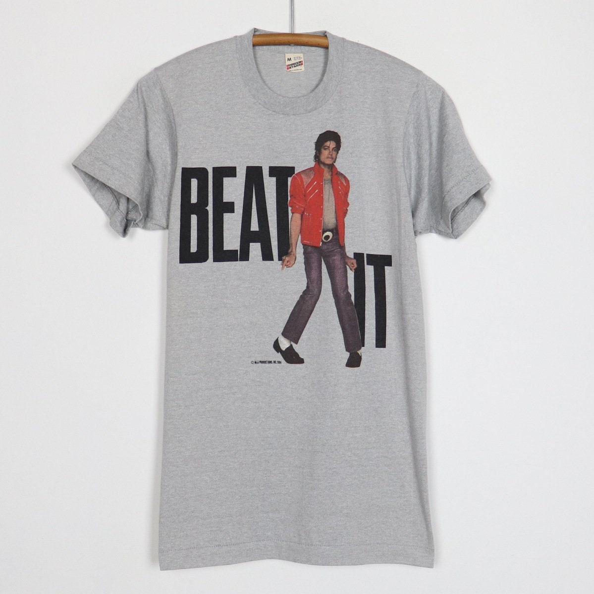 Buy Vintage 1984 Michael Jackson Beat It Shirt Online in India - Etsy