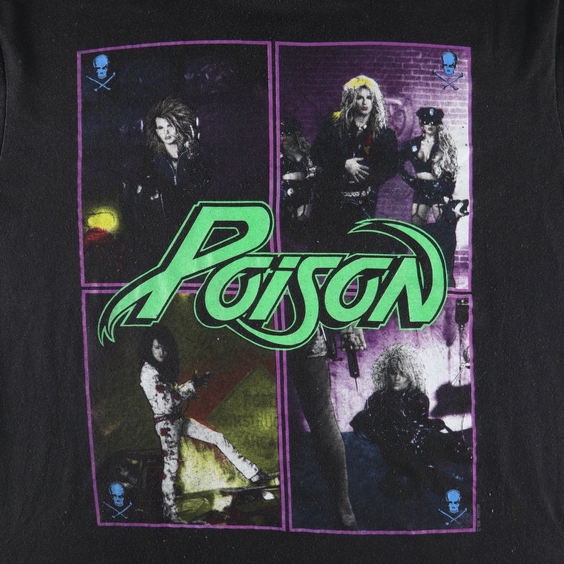 poison 1988 tour shirt