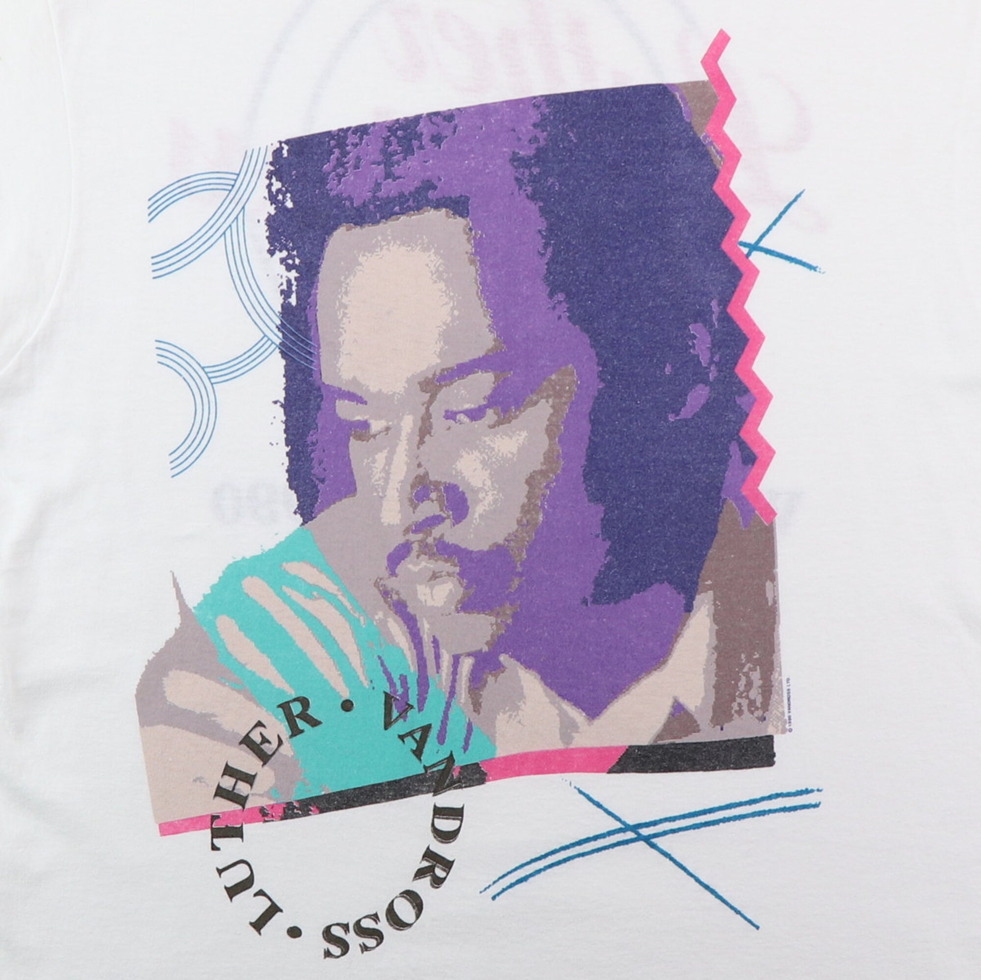 vintage 1990 Luther Vandross Here & Now World Tour Shirt