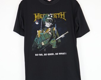 Vintage 1988 Megadeth so Far so Good so 