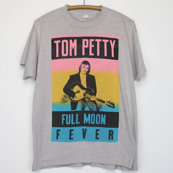 Tom Petty Shirt Vintage tshirt 1989 Full Moon Fever Tour Etsy