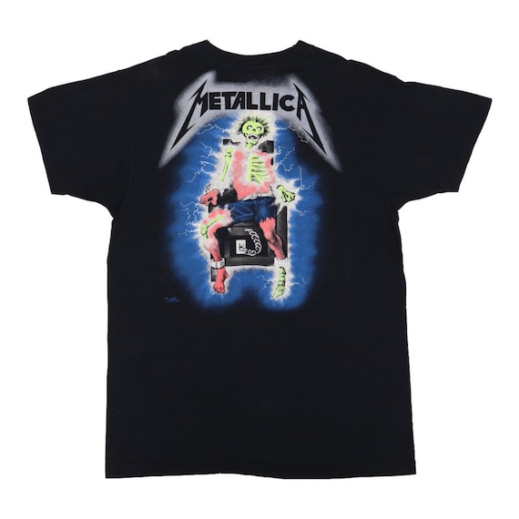 80s llica Tシャツ L UP YOUR ASS Vintage 1985 Metallica Metal up Your Ass Glow in the Dark Shirt - Etsy