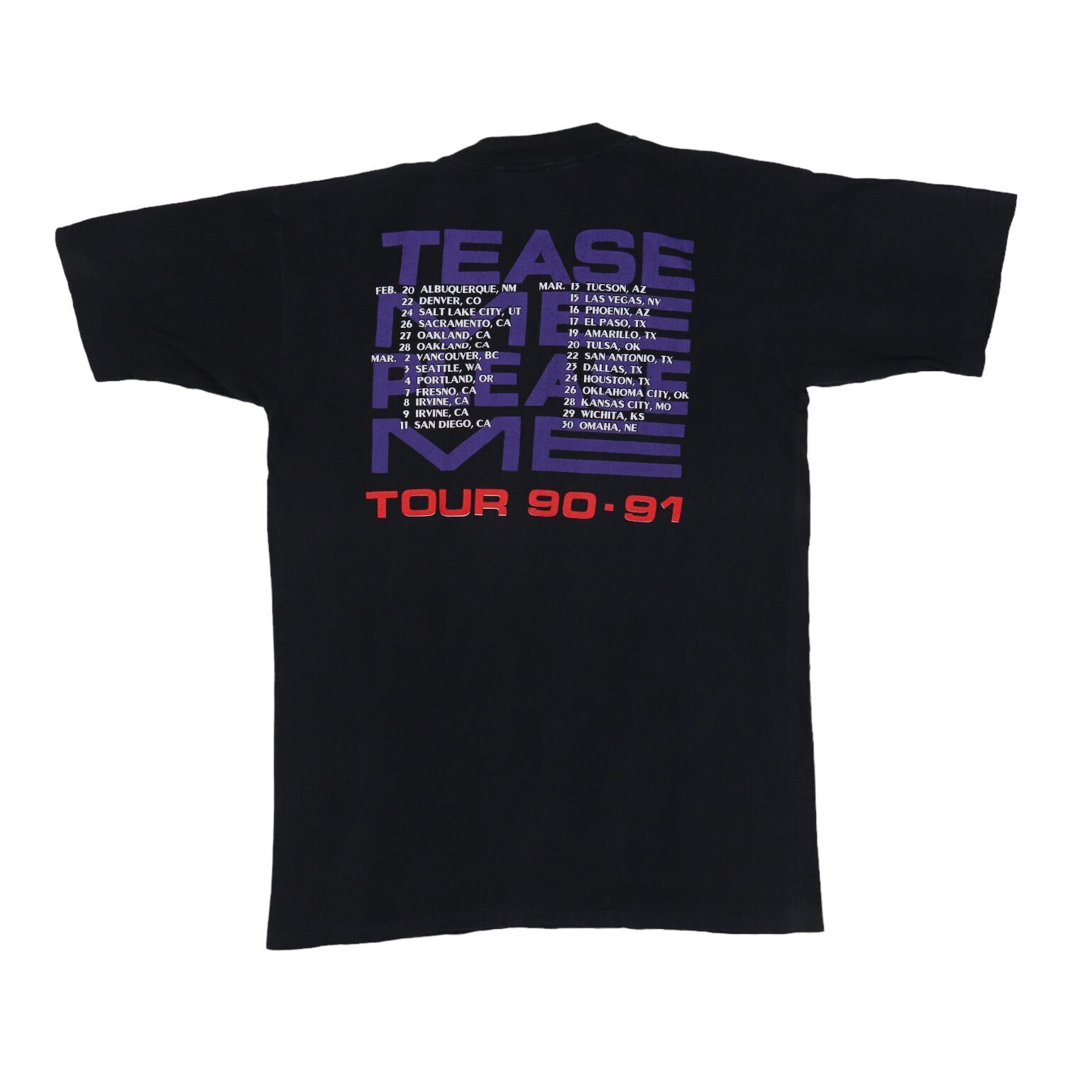 Vintage 1990 Scorpions Tease Me Please Me Tour Shirt - Etsy