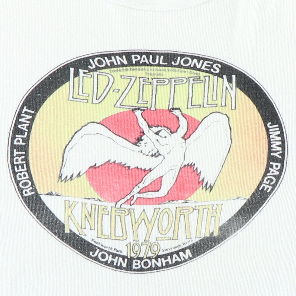Vintage 1979 Led Zeppelin Knebworth 