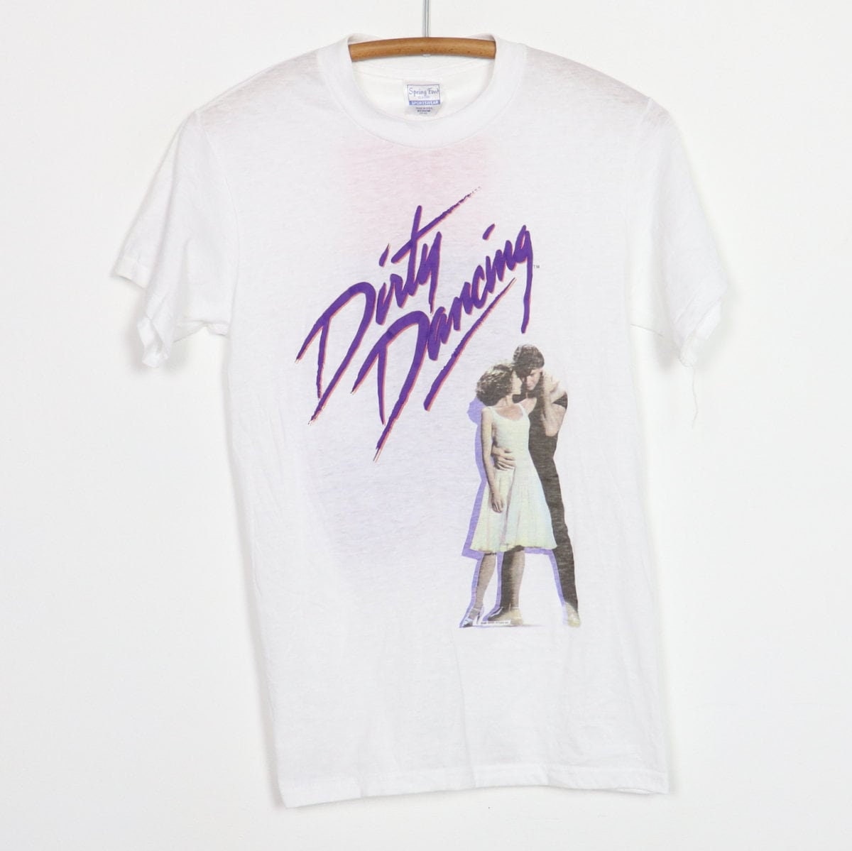 Vintage 1988 dirty dancing movie promo shirt