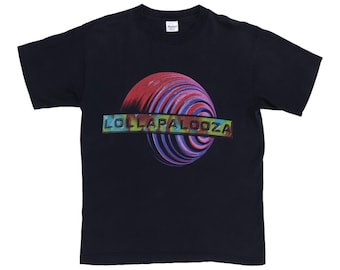 90s LOLLAPALOOZA Tシャツ SONIC YOUTH HOLE Vintage 90s LOLLAPALOOZA Sonic Youth 1995 Tour Concert T Shirt