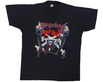 vintage 1980s Megadeth Live For Metal Die For Megadeth Shirt