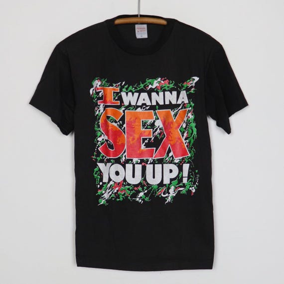 Vintage 1990s I Wanna Sex You up Shirt Size: Medium - Etsy