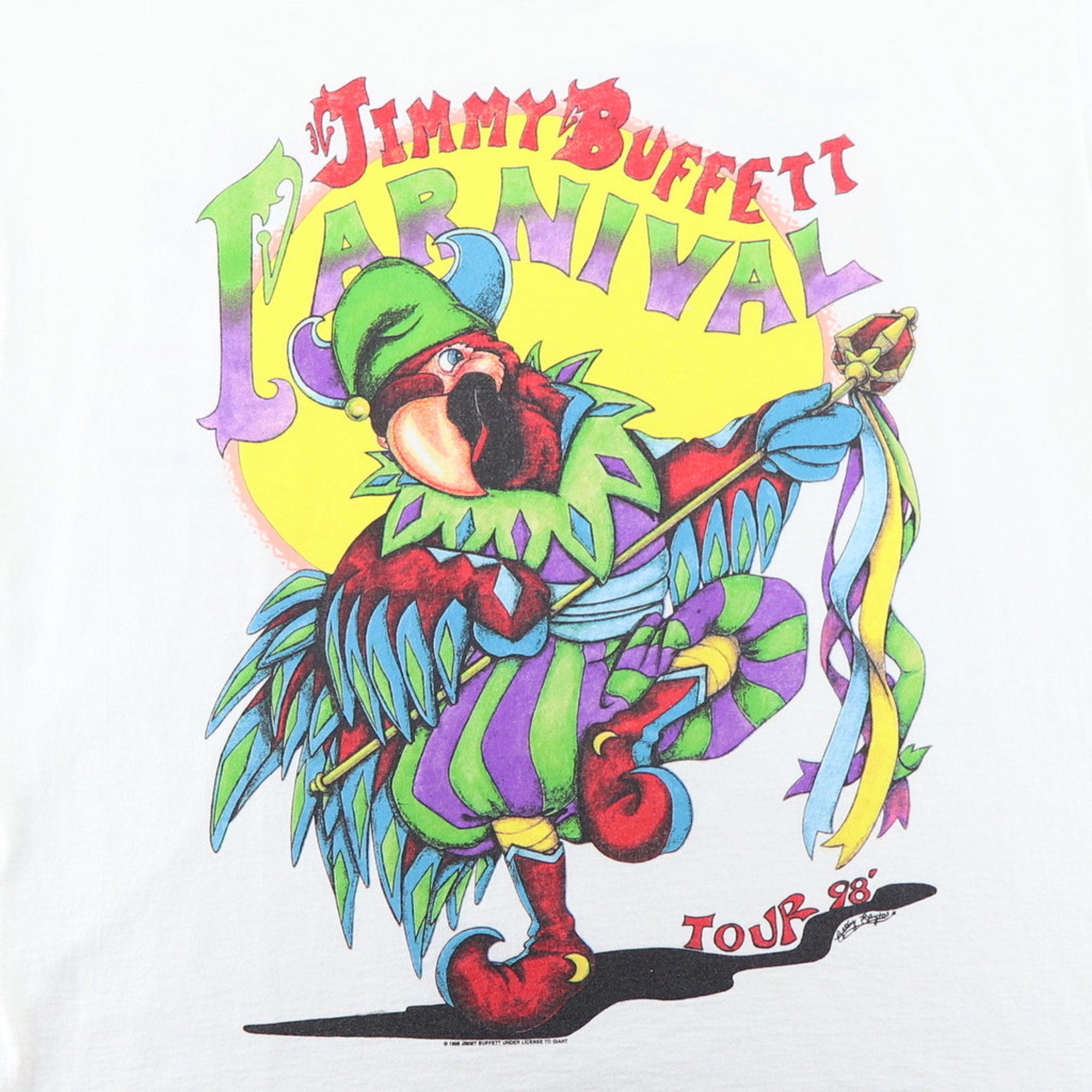 vintage 1998 Jimmy Buffett Carnival Tour Shirt