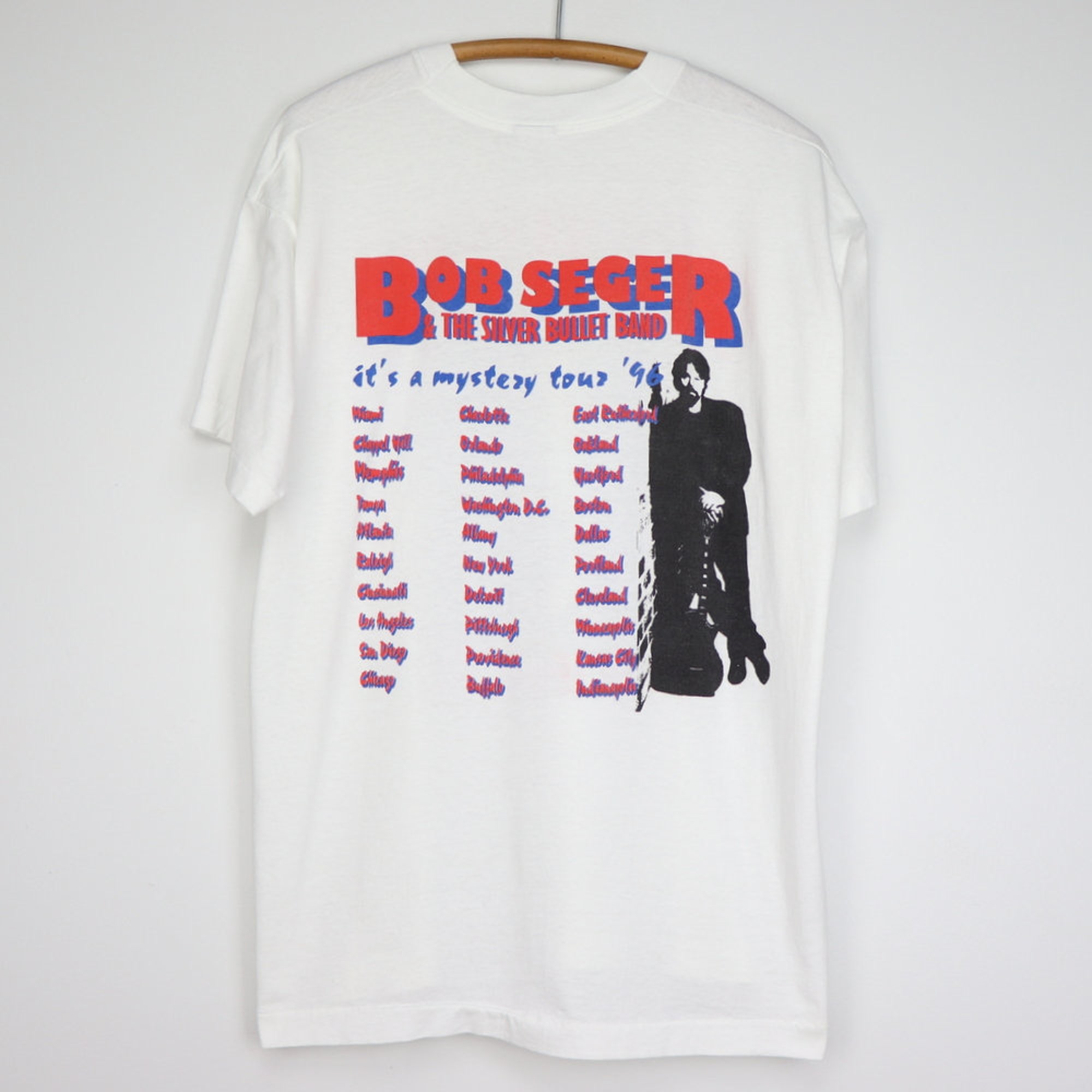 Discover vintage 1996 Bob Seger It's A Mystery Tour Shirt