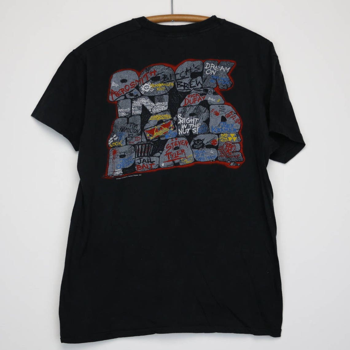 Aerosmith Shirt Vintage tshirt 1982 Rock in a Hard Place Tour | Etsy