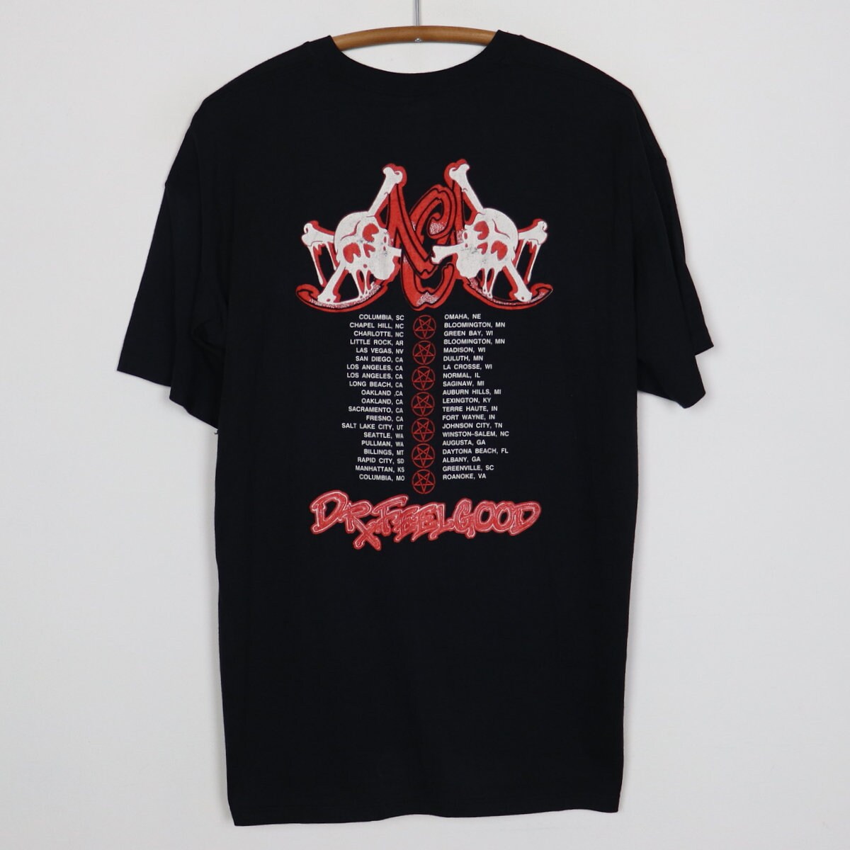 35周年記念Tシャツ モトリー・クルー ドクター・フィールグッド XL ヴィンテージ 1989 モトリー・クルー ドクター・フィールグッド