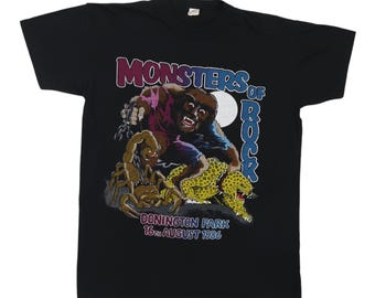 vintage 1986 Ozzy Osbourne Monsters Of Rock Shirt
