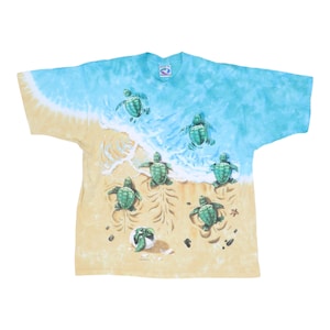 Vintage 1996 Sea Schildkröten Batik Shirt